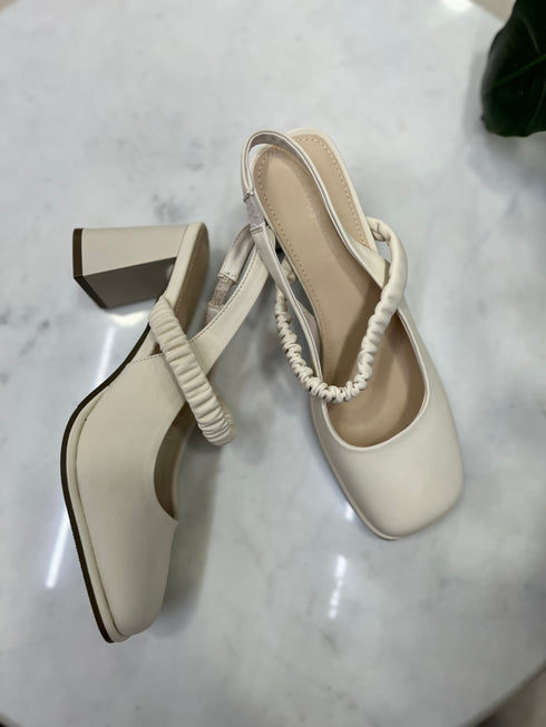 Retro Elegant Marry Jane Sling Block Heels